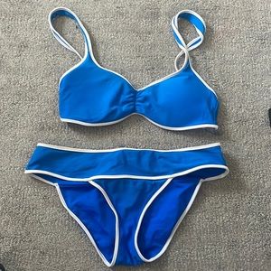 Aerie blue bikini set